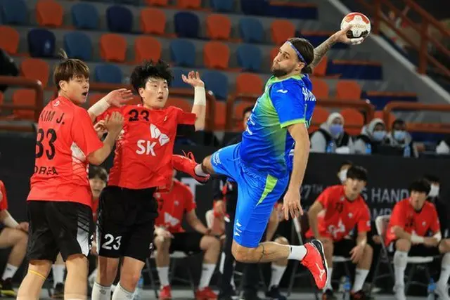 韓国男子ハンドボール、初戦でスロベニアに22点差の完敗＝世界選手権（画像提供:wowkorea）