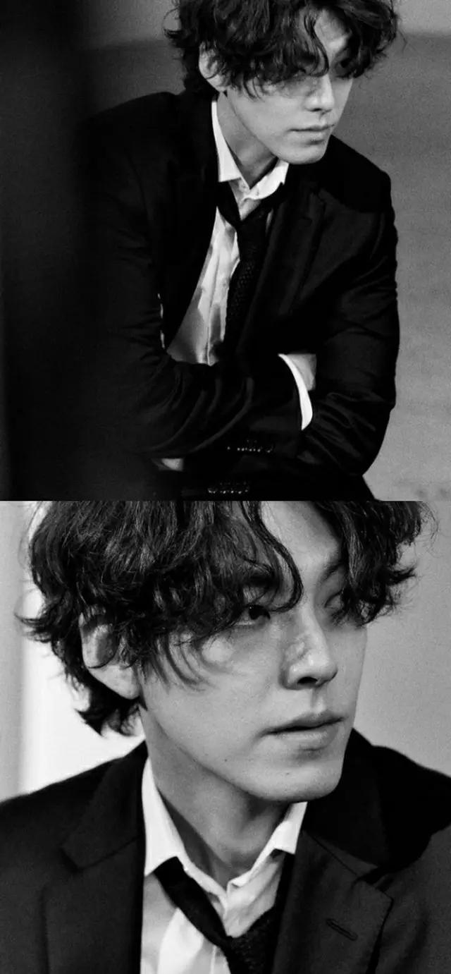 俳優キム・ウビン、白黒から感じられるカリスマ（画像提供:wowkorea）
