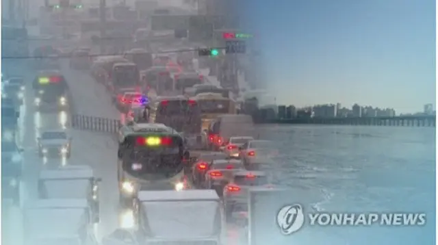 全国的に雪が降る見通しで、交通への影響に注意が必要だ（コラージュ）＝（聯合ニュース）