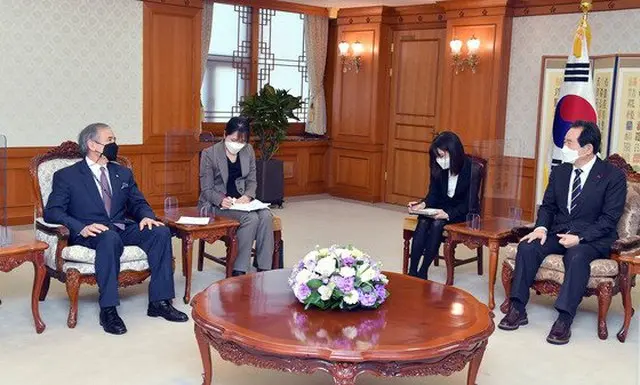 離任のハリス米大使と接見…「引き続き米韓同盟への関心を持ってほしい」＝韓国国務総理（画像提供:wowkorea）
