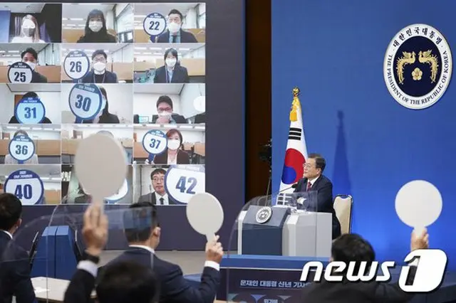 会見終えた文大統領の国政支持率 反騰・下落行ったり来たり…世論調査によって大きな差＝韓国（画像提供:wowkorea）
