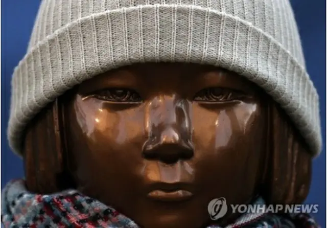 慰安婦被害者を象徴する「平和の少女像」（資料写真）＝（聯合ニュース）