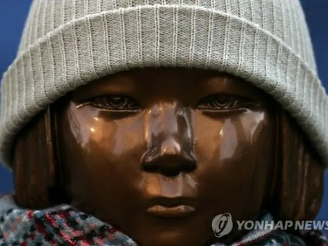慰安婦被害者を象徴する「平和の少女像」（資料写真）＝（聯合ニュース）