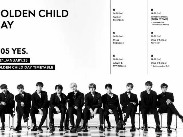 【公式】「Golden Child」、25日カムバック記念「Golden Child Day」を開催…「Goldenness」ドキドキ感爆発（画像提供:wowkorea）