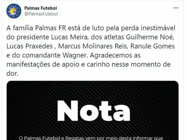 悲劇再び…ブラジルサッカー4部チーム、飛行機事故で会長や選手ら6人死亡（画像提供:wowkorea）