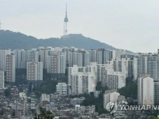 ソウルに林立するマンション（資料写真）＝（聯合ニュース）