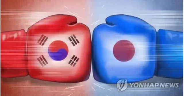韓国は日本製ステンレス棒鋼に対する反ダンピング課税に関し、WTOに上訴した（イラスト）＝（聯合ニュース）