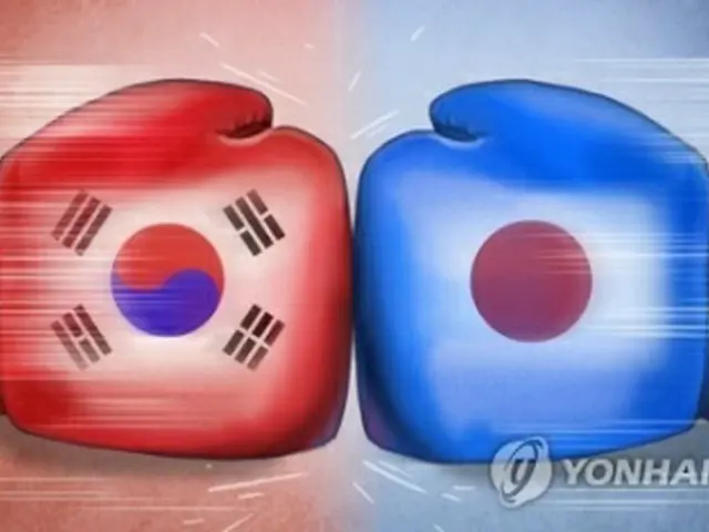 韓国は日本製ステンレス棒鋼に対する反ダンピング課税に関し、WTOに上訴した（イラスト）＝（聯合ニュース）