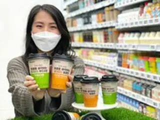 セブンイレブン「ストローなしチルドカップコーヒー」披露…ESG経営 第一歩 = 韓国