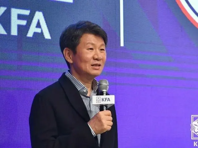 大韓サッカー協会のチョン・モンギュ（鄭夢奎）会長、就任あいさつで誓い 「女子サッカー支援し、サッカー底辺拡大へ」（画像提供:wowkorea）