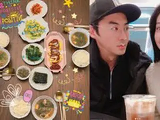 チョンジン（SHINHWA）の妻リュ・イソ、夫が用意した新婚食卓を公開