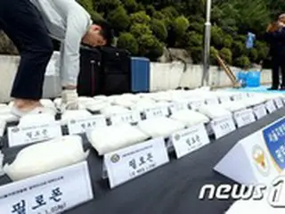 麻薬類特別取り締まりで2701人検挙・542人拘束…ヒロポンなど72.2キロ押収＝韓国