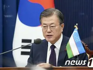 文大統領、ウズベキスタン大統領と首脳会談「早く日常を取り戻し、共に飛躍」＝韓国