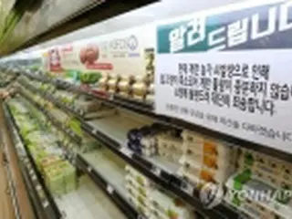 韓国の１月消費者物価０．６%上昇　４カ月連続０%台