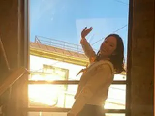 女優チョン・ヘビン、洗濯バケツを持ってドラマの撮影現場を公開