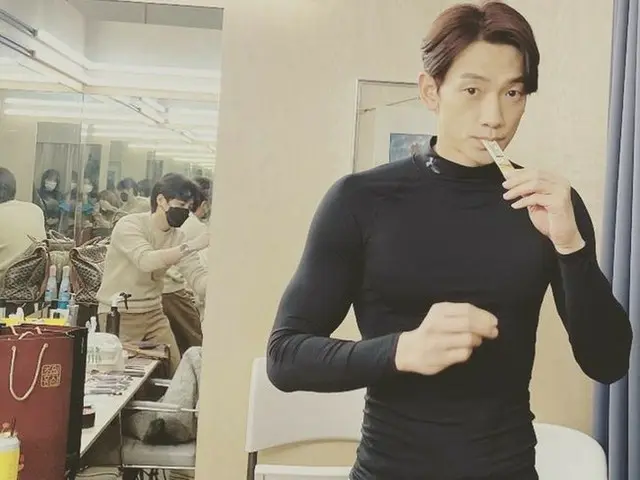 歌手兼俳優Rain（ピ）、超密着衣装で隠しきれない筋肉ボディーを披露（画像提供:wowkorea）