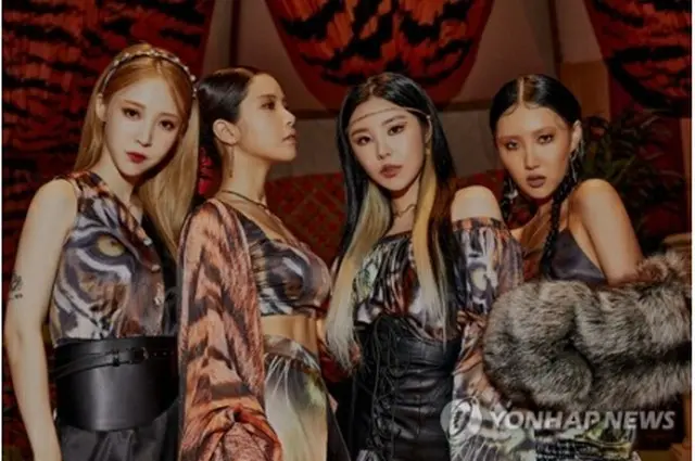 MAMAMOO（所属事務所提供）＝（聯合ニュース）≪転載・転用禁止≫