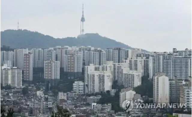 ソウルに林立するマンション（資料写真）＝（聯合ニュース）