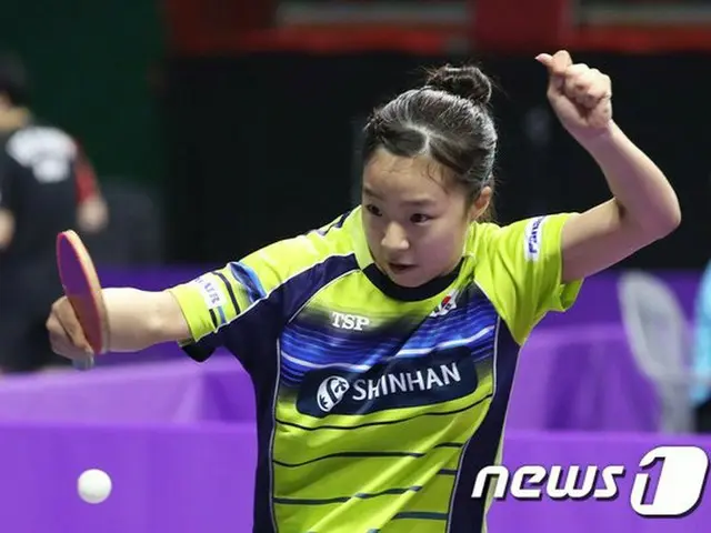 “卓球の神童”シン・ユビン、韓国代表に選抜…最年少で五輪出場へ（画像提供:wowkorea）