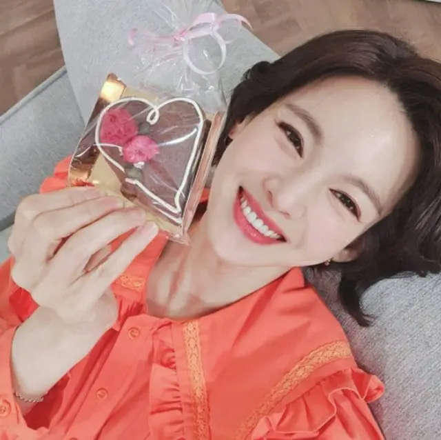 シングルマザーの女優チョン・ガウン、ハート形のクッキープレゼントに“ターニングポイント”（画像提供:wowkorea）