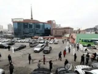 韓国の新規コロナ感染者３７２人　３日連続３００人台
