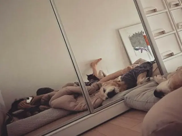 女優ク・ヘソン、頼りになる愛犬たちと過ごす週末…落ち着いた近況を公開(画像提供:wowkorea)