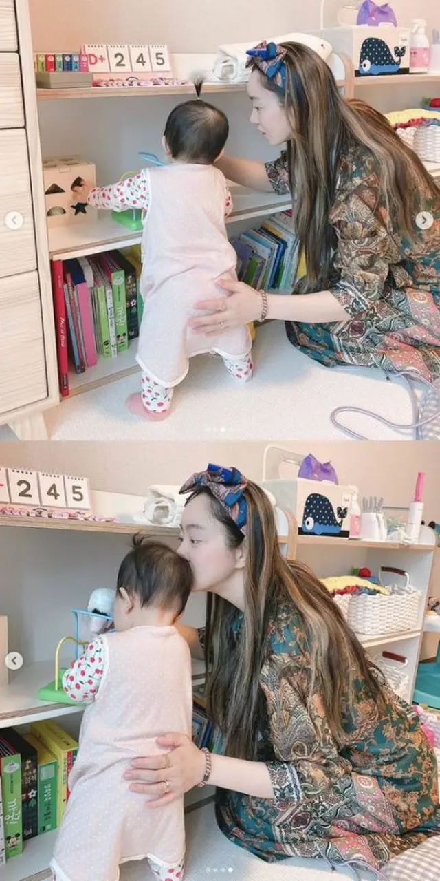 女優ソ・ヒョリム、娘と過ごす甘い日常（画像提供:wowkorea）