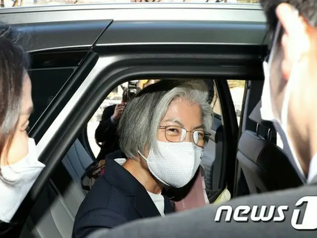 今日（8日）退任した康京和 韓国外相（画像提供:wowkorea）