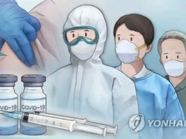 アストラゼネカ製ワクチンの供給が２４日から始まる（イラスト）＝（聯合ニュース）