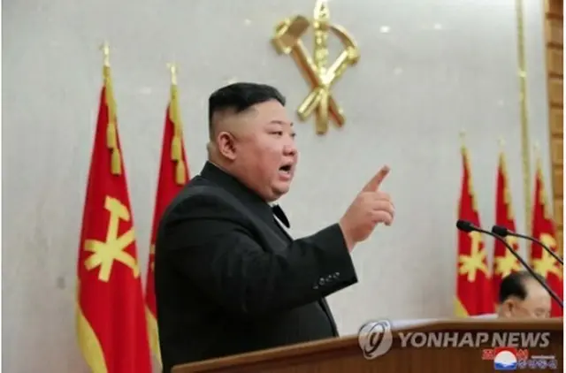 朝鮮中央通信は9日、党中央委員会総会が8日に開催されたと報じた。金総書記が総会を主宰した＝（朝鮮中央通信＝聯合ニュース）≪転載・転用禁止≫