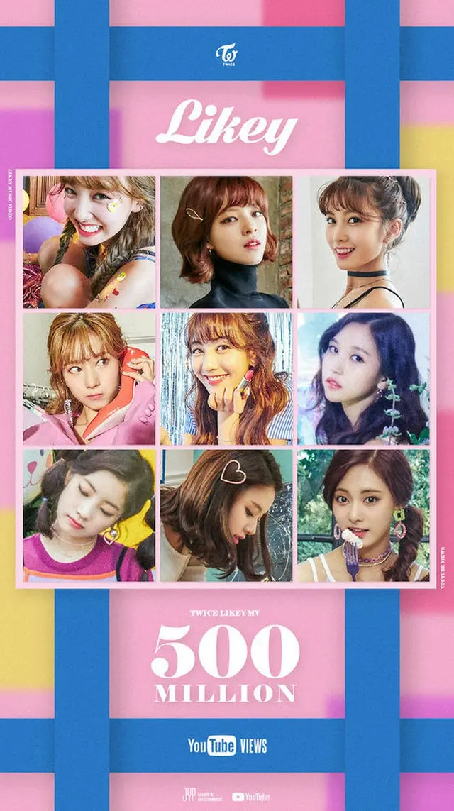 【公式】「TWICE」、「LIKEY」MVが再生回数5億回を突破…「TT」に次ぎ2曲目（画像提供:wowkorea）