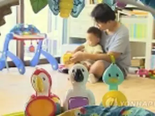 育児休暇取得の男性23%増　新型コロナ影響＝韓国