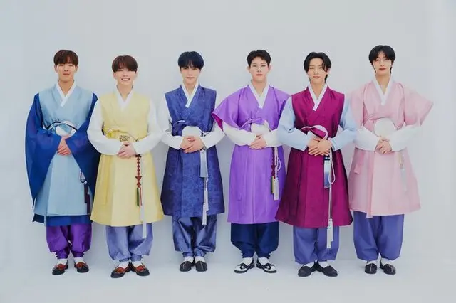 「MONSTA X」、韓服姿で旧正月のあいさつ 「恵みある名節をお過ごしください」（画像提供:wowkorea）