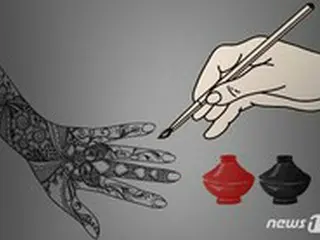 違法タトゥー施術で1600万ウォン手に入れた50代男に実刑＝韓国