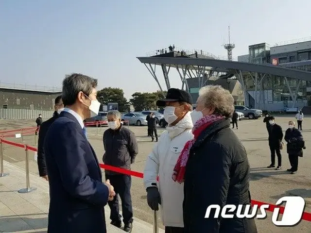 臨津閣望拝壇を訪問参拝し、「離散家族の再会を願う」＝韓国統一部長官（画像提供:wowkorea）