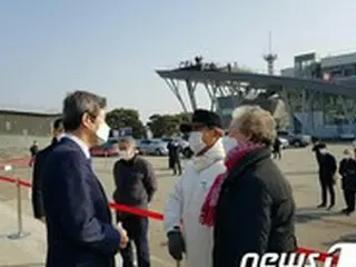 臨津閣望拝壇を訪問参拝し、「離散家族の再会を願う」＝韓国統一部長官