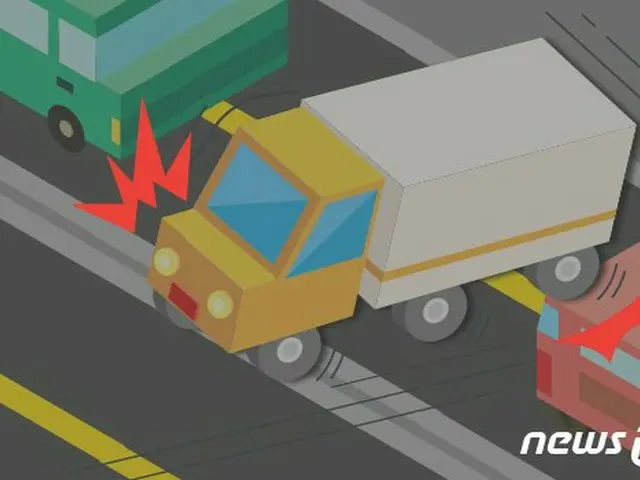 米国テキサス州の高速道路で 路面凍結による車両130台あまりの玉突き事故が起きた（画像提供:wowkorea）
