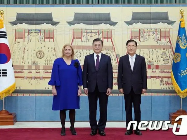 文大統領、EUなど8カ国駐韓大使の信任状受理「国際社会協力」要請＝韓国（画像提供:wowkorea）