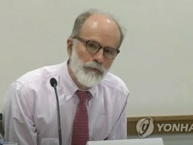 ラムザイヤー氏（ハーバード大ロースクールのユーチューブより）＝（聯合ニュース）≪転載・転用禁止≫