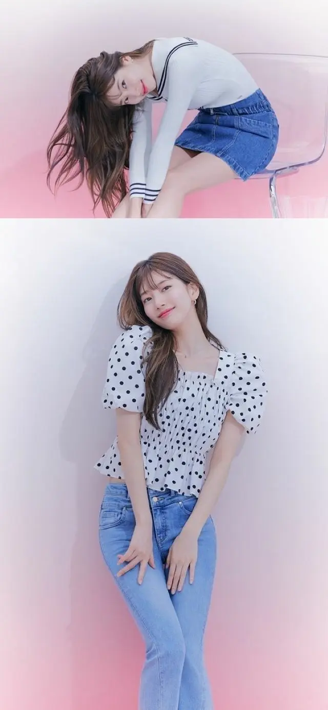 スジ（元Miss A）、春を待つ爽やかなファッションでグラビアを飾る…きらめく微笑みと着こなし（画像提供:wowkorea）