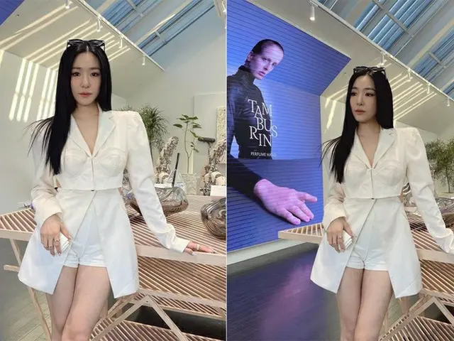 ティファニー（少女時代）、タイトなジャケット＆ホットパンツでシックなセクシー美…人形のようなビジュアルに視線集中（画像提供:wowkorea）