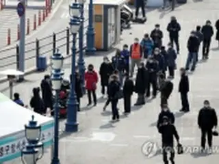 韓国の新規コロナ感染者４４６人　４日ぶり４００人台に減少