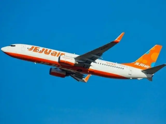チェジュ航空の旅客機（同社提供）＝（聯合ニュース）≪転載・転用禁止≫