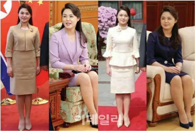 金正恩 北朝鮮労働党総書記の夫人である李雪主氏のファッション（画像提供:wowkorea）