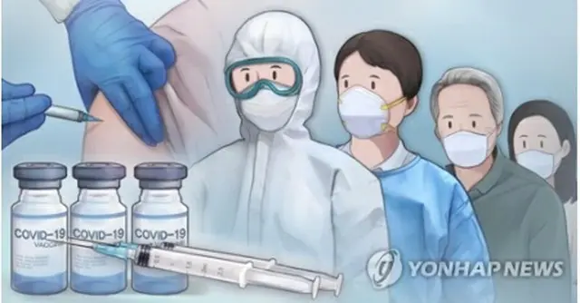 韓国で今週から新型コロナウイルスワクチンの接種が始まる（イラスト）＝（聯合ニュース）