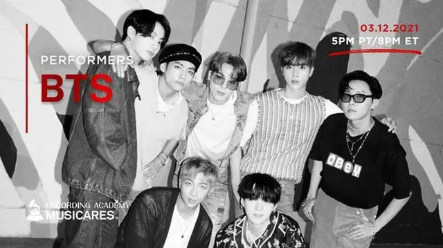 【公式】「BTS」、「2021 GRAMMY AWARD」チャリティー公演「Music On A Mission」に出撃…12日オンライン開催（画像提供:wowkorea）