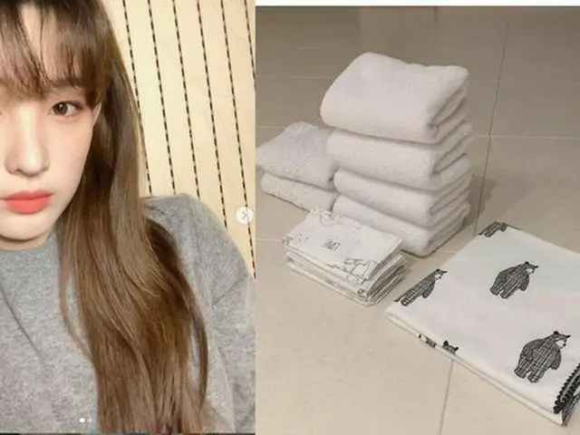 チェ・ミンファン（FTISLAND）の妻ユルヒ（元LABOUM）、終わらない家事の近況を公開（画像提供:wowkorea）