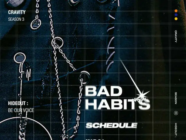 「CRAVITY」が後続曲「Bad Habits」で、次世代K-POPルーキーの歩みを続けていく。（画像提供:OSEN）