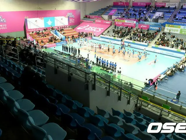 新型コロナで中断した韓国Vリーグ男子の部、11日に再開…来月2日終了（画像提供:wowkorea）