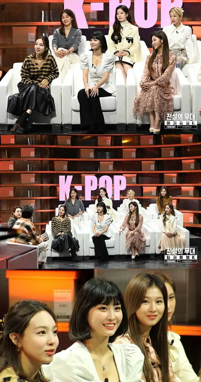 SBS「伝説の舞台 アーカイブK」の最終回に出演した「TWICE」。（画像提供:wowkorea）